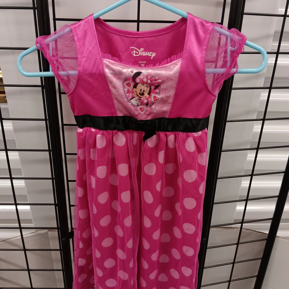 Girls Pink Disney Minnie Mouse Dress 3T